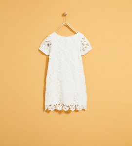Zara  Kids  Guipure Lace Dress  Kleider Kleid Spitze