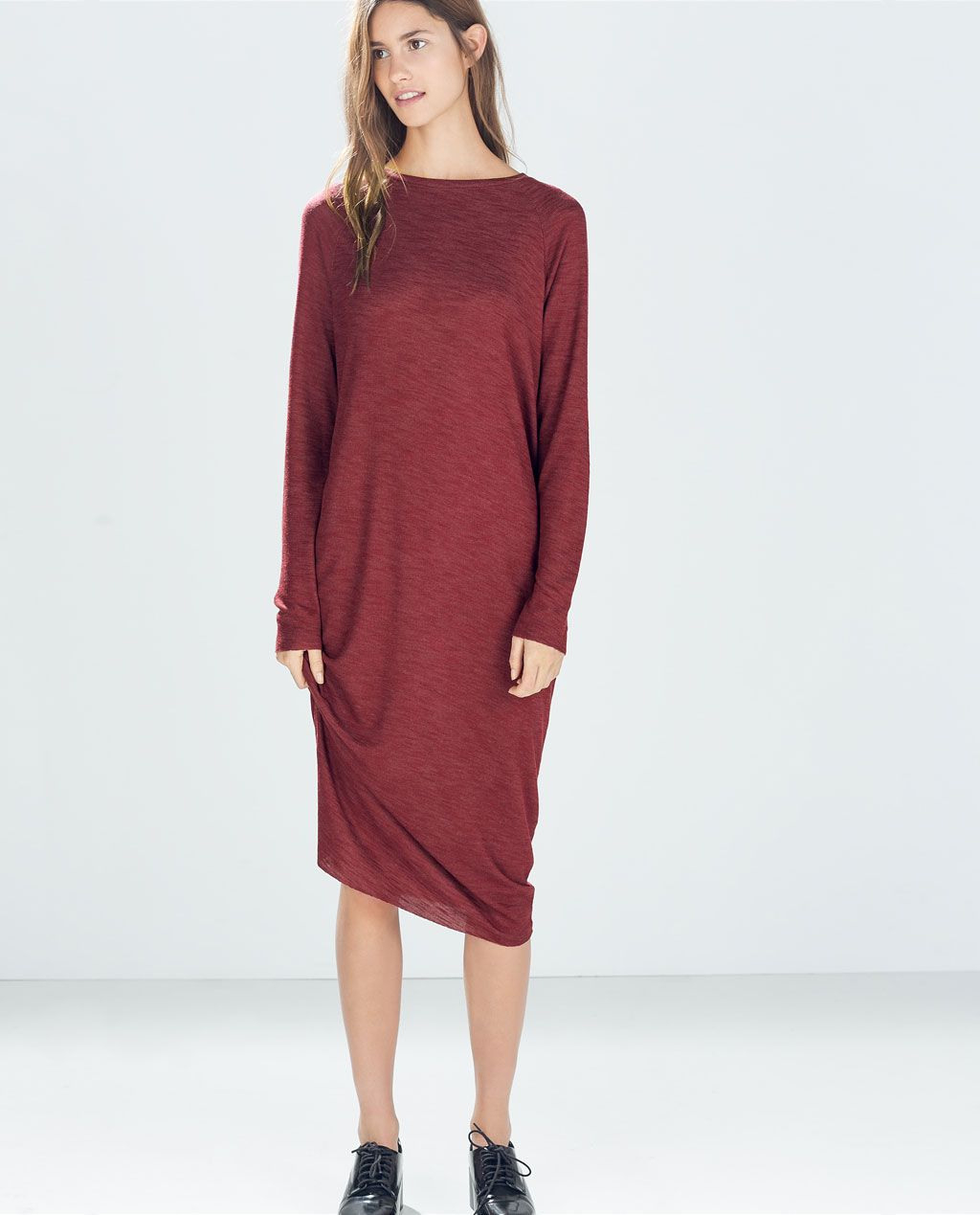 Zara  New This Week  Oversize Ribbed Dress  Kleider