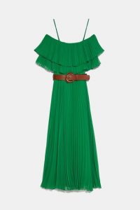 Zara România In 2020  Plissierte Kleider Kleid Mit