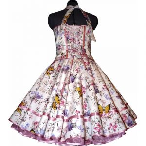 Zauberhaftes Kleid Zum Petticoat Mit Schmetterlingen