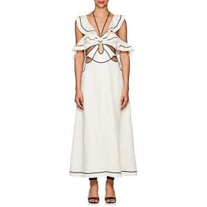 Zimmermann Women'S Linen Cutout Maxi Dress €965 Liked On
