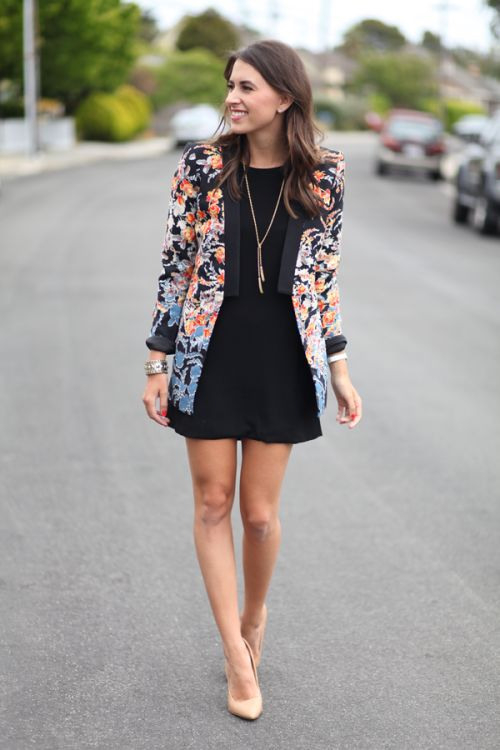 15 Fashionable Combinations With Floral Blazers