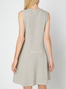 Opus Kleid Mit Streifenmuster In Weiß Online Kaufen