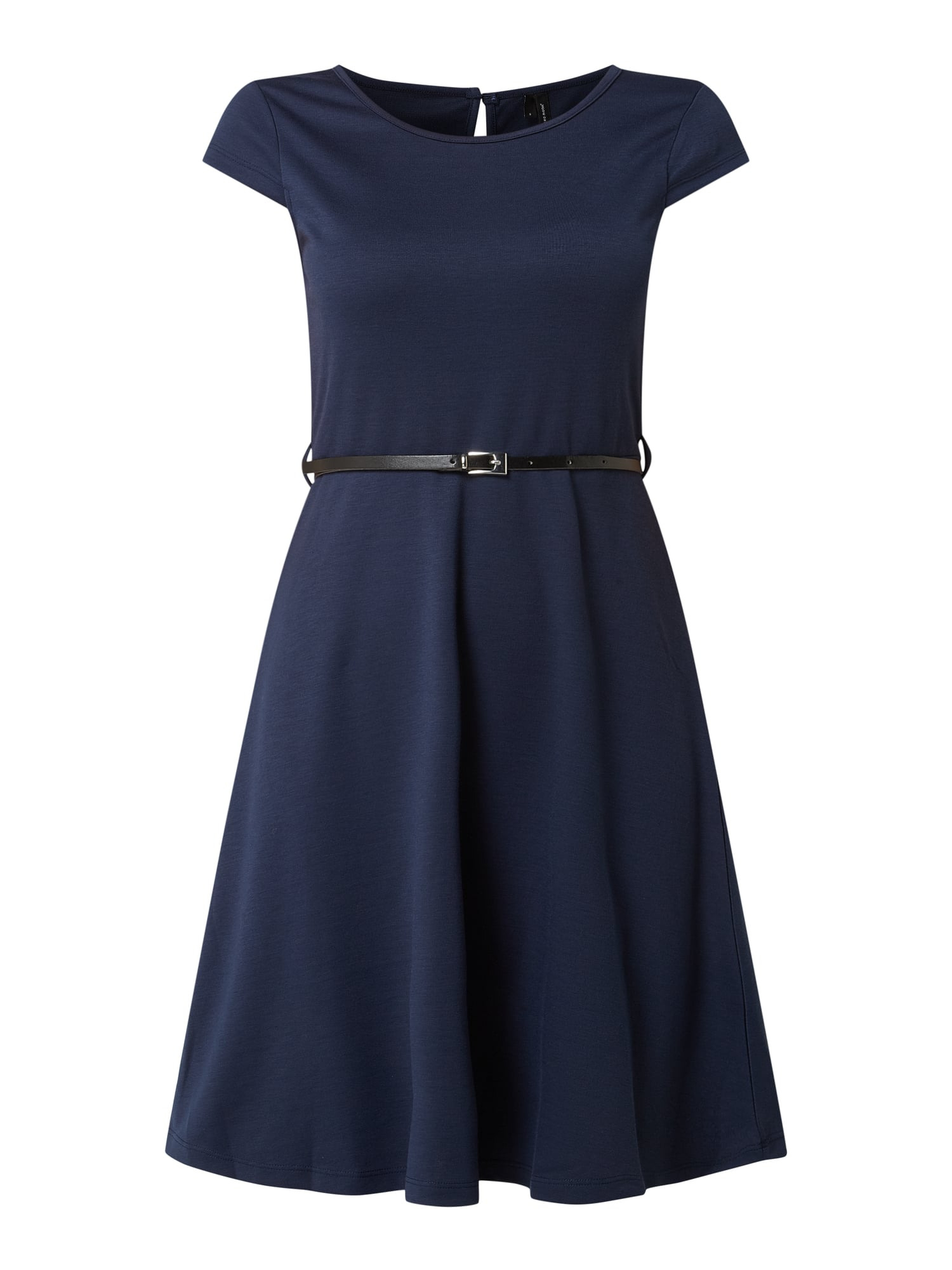 Vero Moda Kleid Mit Taillengürtel Modell 'Vigga' In Blau